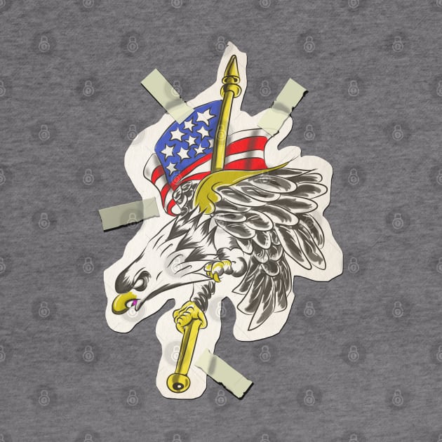 Tough sticker for the U.S of A by silentrob668
